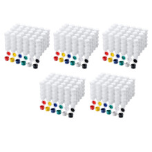 250 Strips Lege Verf Strips Verf Cup Potten Clear Opslag Verf Containers Schilderen Cup Pot 3 Ml/0.1 Oz