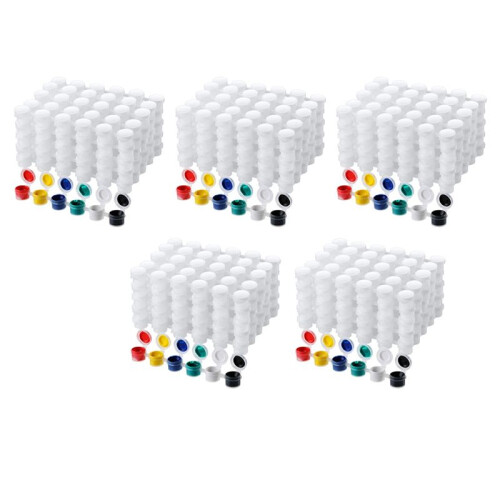 250 Strips Empty Paint Strips Paint Cup Pots Clear Storage Paint Containers  Painting Cup Pot 3Ml/ 0.1 Oz