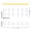 250 Strips Empty Paint Strips Paint Cup Pots Clear Storage Paint Containers  Painting Cup Pot 3Ml/ 0.1 Oz 2