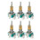 6X EC11EBB24C03 Dual Axis Encoder Med  30 Positioneringsnummer 15 Puls Point Handtag 25mm 1