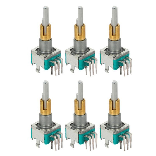 6X EC11EBB24C03 Dual Axis Encoder Med  30 Positioneringsnummer 15 Puls Point Handtag 25mm