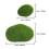 200 Pieces 2 Sizes Artificial Moss Rocks Decorative Faux Green Moss Covered Stones 6