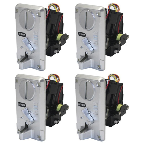 4X Gettoniera Coin Pusher JY133A CPU Arcade Coin Selector Per Distributore Automatico Arcade Game Ticket Exchange
