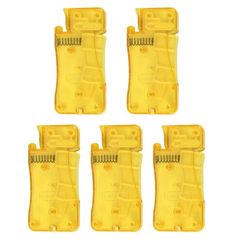 Auto Needle Threader for Hand Sewing,New Simple Needle Threader, Easy to Use Needle Threaders Tool,Yellow 5pcs