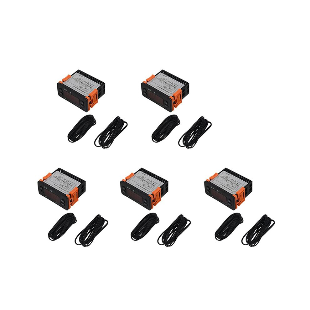 5X Etc-974 Temperature Controller Refrigerator Thermostat Regulator Thermoregulator Thermocouple Ntc Dual Sensor 6031844391270