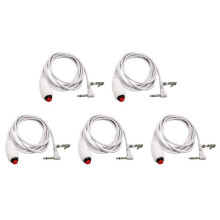 5X Nurse Call Cable 6.35mm  Nurse Call Device Emergency Call Cable with Push Button