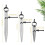 3 Pieces Adjustable Lockable Spring Wing Divider 4/6/8 Inch Carbon Steel Caliper Measuring Tool Leather Compass 7