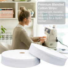 Cotton Blend Batting A Roll Cotton Batting Roll for QuiltsNeedle Punched Cotton Batting for Rugs, Purses(2 Rolls)