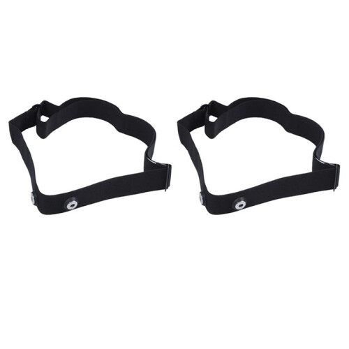 2X Correa de Cinturón para El Pecho para Polar Wahoo  Negro