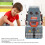 Unique Wind Up Robot Toy - Nostalgic Gift for Holidays & Parties 3