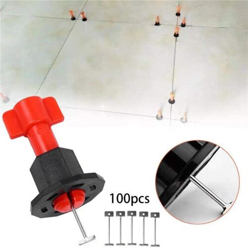 600Pcs Tile Leveling System for Tile Laying Reusable Steel Needles Flooring Replaceable Pin Tiling Construction Tools 2