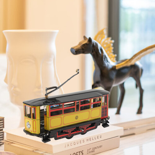 Authentic Vintage Design Tinplate Trolley - Handcrafted Charm 2