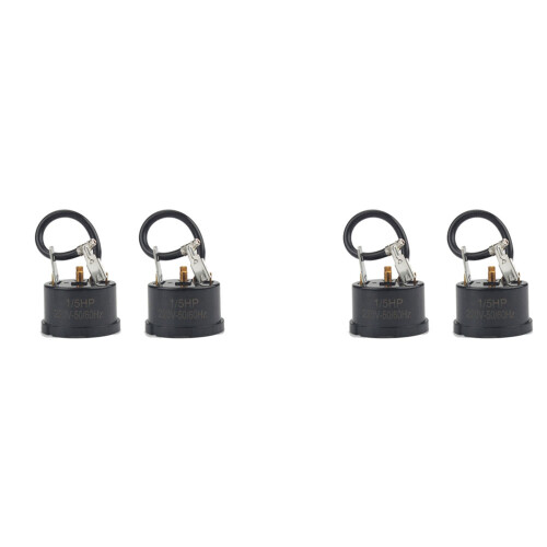 4Pcs 1/5HP 150W Refrigerator Thermal Overload Protector Compressor Replacement Part for  Refrigerator, Wine Center