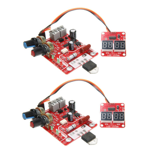 2X NY-D01 Spot  Control Board 40A 100A Digital Spot Welding Machine &Current Control Display Spot (40A)