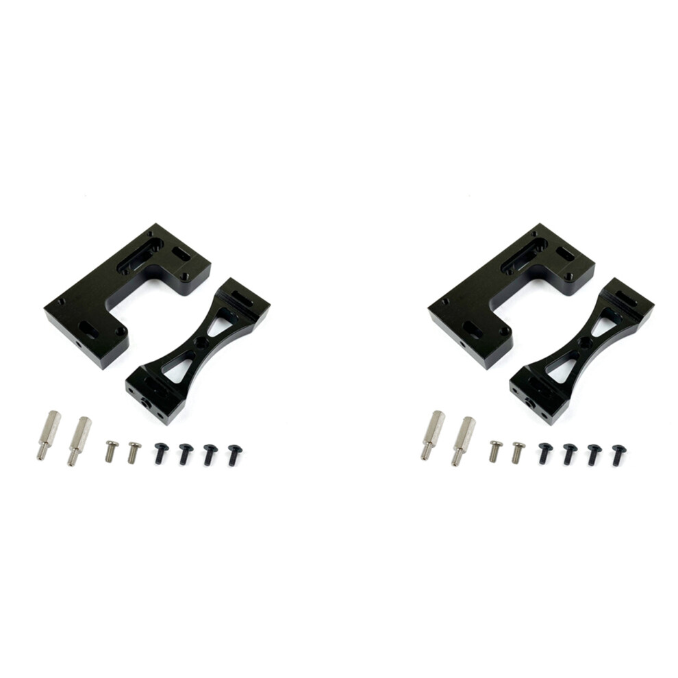 4X Metal Steering Servo Fixed Mount Bracket For Wpl 1/16 B1 B14 B16 B24 C14 C24 B36 Mn D90 99S Black 6031767606536