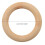 Natural wooden rings, diameter 50mm 6