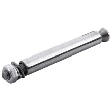 12Pcs Stainless Steel Style Shield Anchor Eye Bolts M6 x 82mm,Silver