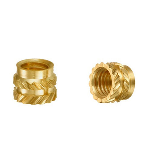 400Pcs M3 Thread Knurled Brass Threaded Heat Set Heat Resistant Insert Embedment Nut,M3X5X4,for 3D Printer Voron 2.4 Etc 1