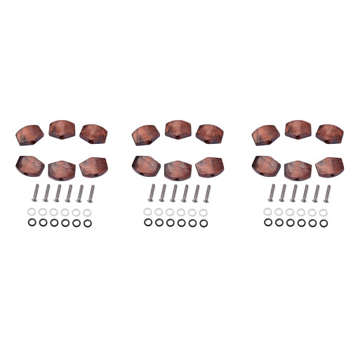 18 Pcs Guitar Tuning Peg Buttons, Tuning Pegs Knobs Machine Heads Buttons for Guitar