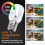 Lâmpada de Microondas 40W E17 125V Peça de Reposição Pacote de 6 4