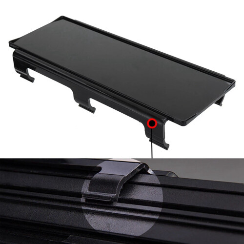 2X Capa Protetora de Lente Preta de 20 Polegadas para Caminhão com Barra de Luz LED Offroad 4WD SUV ATV 2
