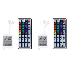 2X LED Strip RGB Control Box with Remote 44Keys RGB Control Box 44Key