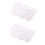 2X Women Embroidered Lace Scarf White 1
