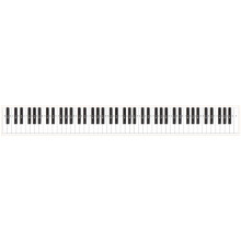 88 Key Practice Keyboard Piano & Note Chart for Behind the Piano Keys,Guide Teaching Aid Note Chart for Beginner Student