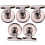 15Pcs 3cm Magnetic Clip Magnet Refrigerator Wall Memo Note Message Holder Silver 6