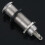 4X Electric Guitar Jack Chrome Threaded Cylinder Output Input Jack Plug Sockets 1/4 Inch for Electric Guitar 3