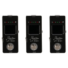 3X Rowin Lt-901 Guitar Tuner Effect Pedal Chromatic True Bypass Lcd Display Digital Pedal Guitar Parts Accessories