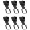 6X Tampa Do Engate Reboque 2Polegadas Tampa Borracha para Receptores Classe 3 4 5 para 1