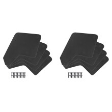 8Pcs Universal Mud Flaps for Car Pickup Van Truck Mudflaps Mudguards Guards with Screw