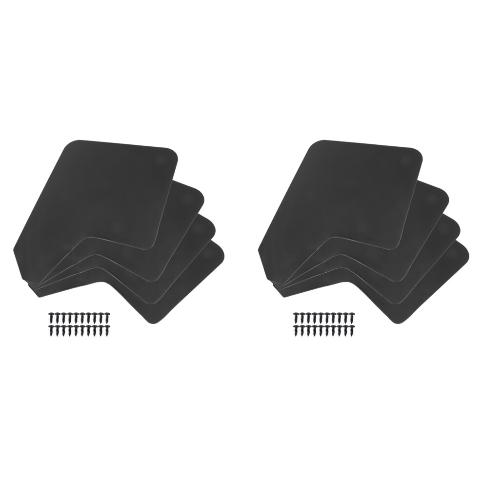 8Pcs Universal Mud Flaps For Car Pickup Van Truck Mudflaps Mudguards Guards With Screw 6032861367170
