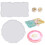 4 Pieces Tray Silicone Mold Kit Irregular Epoxy Resin Tray Molds for DIY Crafts (Rectangle+Round) 4