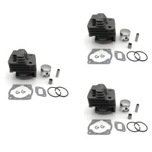 3pcs 40MM Brush Cutter Cylinder & Piston Ring with Needle Cage for 43CC CG430 Various Strimmer Trimmer 40-5 BG430