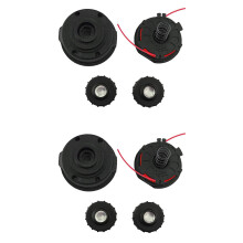 2X Trimmer Kopf (10 mm x 1,25 mm) Knob Bumps für Homelite MTD McCulloch Craftsman Toro ST155 ST165 ST175