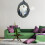 3X Triple Moon Goddess Wall Mirror Trinity Wall-Mounted Mirror with Five-Pointed Retro Hanging Mirror 3