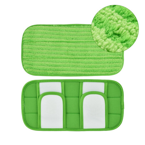 4PCS Wet/Dry Flat Mop Cloth Microfiber Floor Mop Replacement for  Sweeper Machine Washable Easy to Replace 2