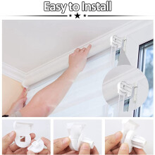 2X Roller Blind Fittings Kit, Roller Blinds Brackets with Beaded Chain, Curtain Roller Accessories