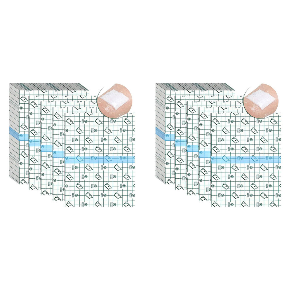 100 Pieces Shower Waterproof Patch Disposable Transparent Stretch Bandage Shield Cover for Tattoos Swimming Showering