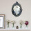 3X Triple Moon Goddess Wall Mirror Trinity Wall-Mounted Mirror with Five-Pointed Retro Hanging Mirror 4