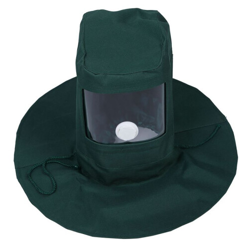 2X Sand Blasting Hood Abrasive Sandblaster Mask Cap Wind Dust Anti Protective Tool 1