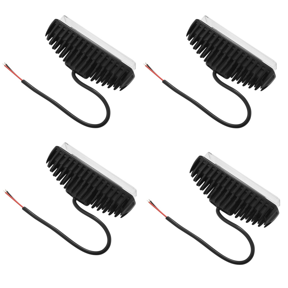 4X 4 Inch 30W Led Forklift Truck Car Warning Lamp Safety Bar Warehouse Danger Area ,10-80V (1Pcs) Light 6132555171097