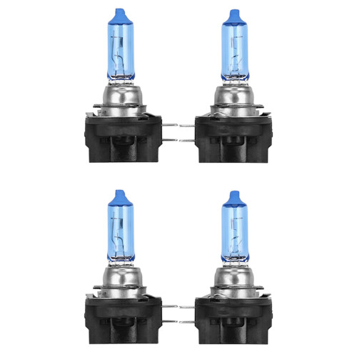 4X H11B 55W Car Halogen Light Headlight Bulb Lamp Bright White 6000K DC12V