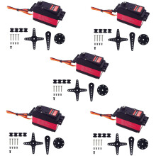 5 Pièce DS5160 SSG 60Kg 8.4V Haute Tension Servo Numérique étanche pour Voiture Télécommandée 1: 5 Robot SAVOX-0236 LOSI XL 5T Bras 180 Servo