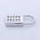 10X Anti-Theft Button Combination Padlock Digit Push Password Lock Zinc Alloy Security Lock Suitcase Luggage Coded Lock 3