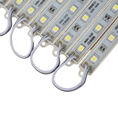 60Pcs 5050 SMD 3 LED Module LED Strip String Light Waterproof  12V Cool White 2