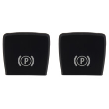 2X Car Parking Brake Hand Brake P Button  Cover for  X5 E70 2006-2013 X6 E71 2008-2014