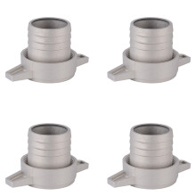 3X Water Pumps Fittings 2 Inch Aluminum Pipe Connecting Wrench with Rubber Gasket Pump Connector Pipe Fitting